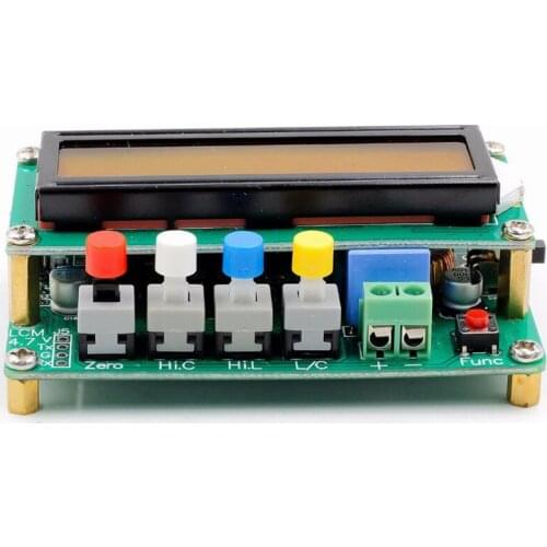 Digital LCD Capacitance meter inductance table TESTER LC Meter Frequency 1pF-100mF 1uH-100H LC100-A + Test clip