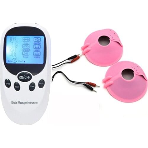 Electro Shock Kit Therapy Nipple Pads Breast Massage Machine Medical Themed Massage Products Adult Game Sex Toys For Women Men