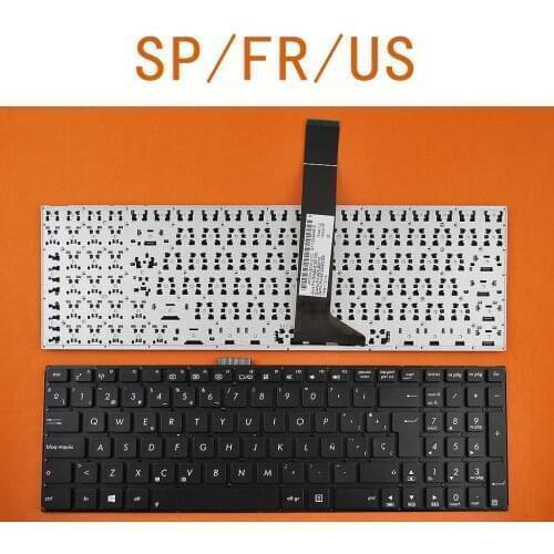 French Spanish US QWERTY AZERTY Layout New Replacement Keyboard for ASUS X550C X550D X550CA X550CC X550DP X550VB Laptop