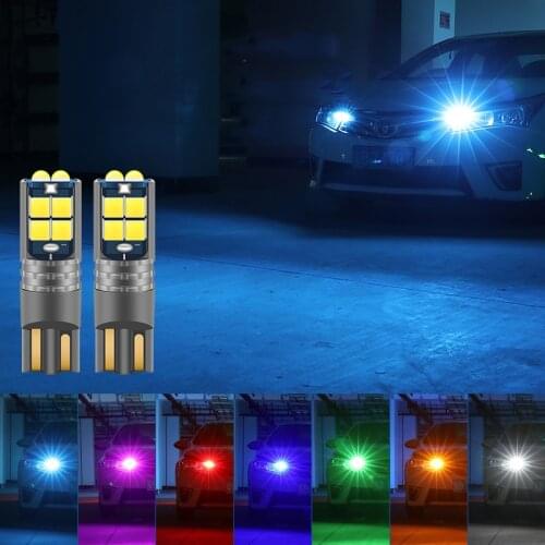 2PC T10 W5W Led Bulb 194 168 Car Interior Light For Toyota Corolla Avensis Yaris Rav4 Auris Hilux Prius Camry Celica C-HR Ipsum