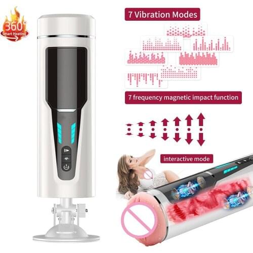 Leten Aircraft Cup 7 Frequency Fully Auto electric Vibrator Peristaltic Pronunciation Male Masturbator Erotic pussy Men Sex Toys