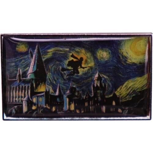 LT882 Movie Magic Witch Collection Enamel Lapel Pin Badge Pins Hats Clothes Backpack Decoration Jewelry Accessories Gifts