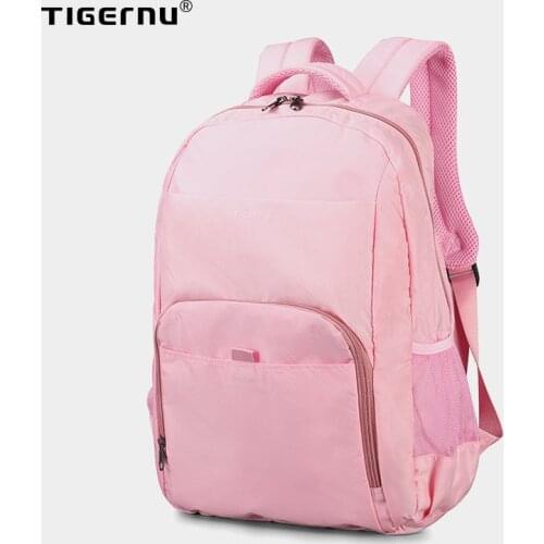 Tigernu Fashion Women Mini Bags College Backpacks Girl School Backpack Bag For Teenagers 14.1inch Pink/Blue Mochila Feminina Bag