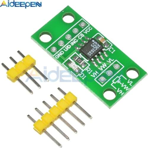 X9C103S Digital Potentiometer Board Module DC 3V-5V for Arduino 10K Span Potentiometer Diy KIT Electronic PCB Board