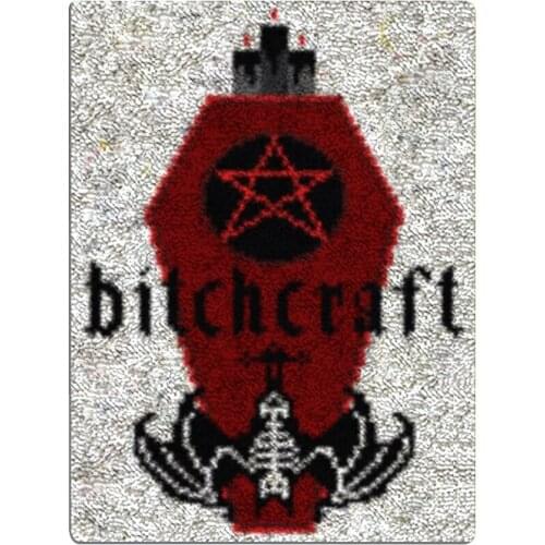 Latch Hook Rug Kits Easter Crocheting Carpet Rug 100% Acrylic Yarn Cushion Mat DIY Carpet Rug Home Decor Art & Crafts