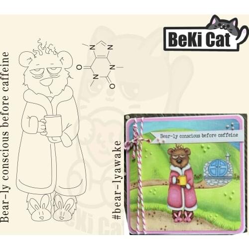 German animal friendships Clear Stamps for DIY Scrapbooking/Card Making Fun Decoration Supplies