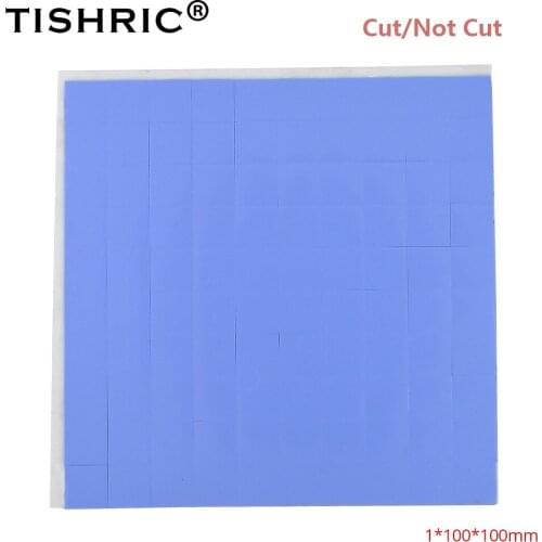 TISHRIC New Thermal Pad For GPU CPU Cooler PC 1*100*100mm Laptop Chips Thermal Pads Graphics Cards Chips Sinks Heatsink Cooling