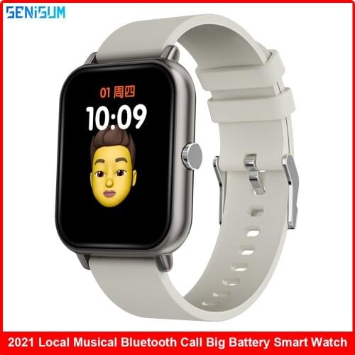 2021 NEW Smart Watch Men Women Bluetooth Call SOS Local Music Body Temperature Heart Rate Monitor Sports Health Care Smartwatch