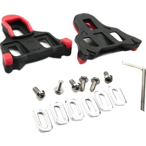 One Set 2 X Bicycle Bike Self-locking Pedal Cleats Set Yellow For Shimano SM-SH11 SPD-SL For Road Mountain Bike Accessories