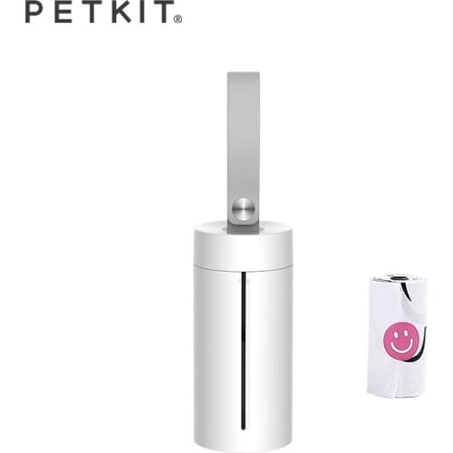 PETKIT Portable Pet Poop Bag dispenser Dog puppy Waste pooper scooper clean degradable bags