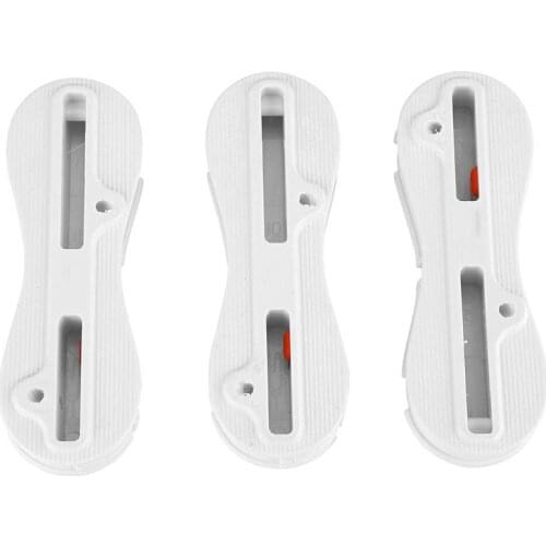 Fusion Plug White FCS II FIN BOX FCS 2 FIN PLUG 3Pcs a Set