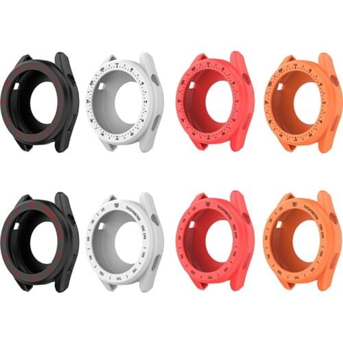 Silicone Strap Band Watchband Bezel Ring Frame Case Protector Shell For Huawei GT 2 GT2 Pro Magic 2 46mm Wristband Bumper Cover