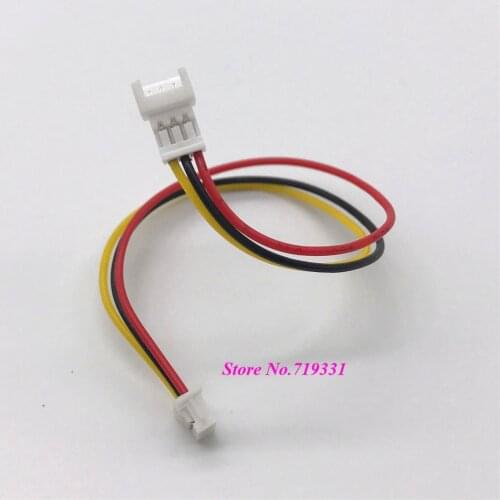 10pcs JST 1.25mm PicoBlade 3-Pin Male to Female Housing Connector Extension wire 100mm