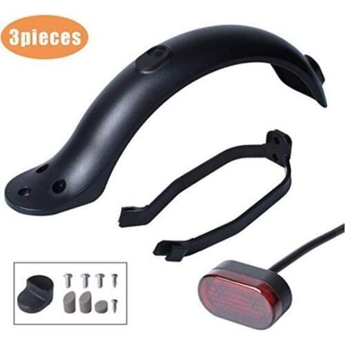 Electric Scooter Rear Rear Mudguard Bracket With Taillight Rear Fender Set For Xiaomi M365 Electric Scooter Parts Accessories