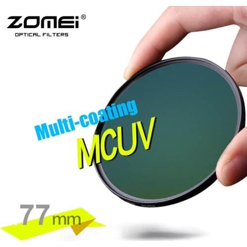 ZOMEI Genuine 77mm PRO II MCUV Multi-Coated MC UV Filter Optical Glass Filter for Canon NIkon Hoya Sony DSLR Camera Lens 77 mm