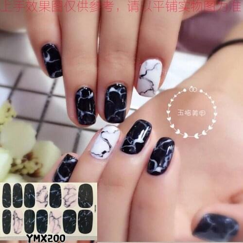 1PC Nail art Full-Cover Sticker Sheet 14tips Sticker Polish Sticker YMX193-208