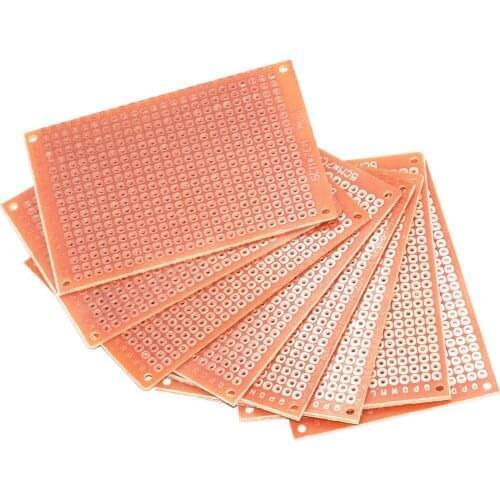 100pcs new 5x7cm 5*7cm Prototype Paper Copper PCB Universal Experiment Matrix