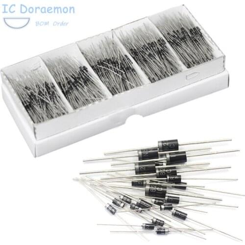 20PCS SR160 SR240 SR360 SR560 SR2100 SR2200 SR3100 SR3200 SR5100 SR5200 Schottky Diodes DO-41 1A 2A 3A 5A 50V 60V 100V 200V New