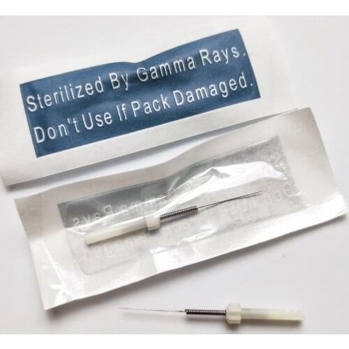 50pcs 1R Round Needles Deluxe Taiwan Dargon Machine Needles For Permanent Makeup Eyebrow/Eyeliner/Lip