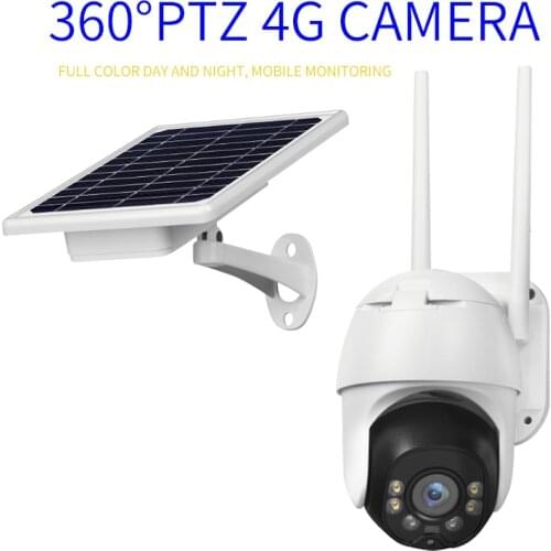 Q9 8W Solar Powered Camera 1080P WiFi PTZ HD Wireless Surveillance IP Camera with Solar Panel