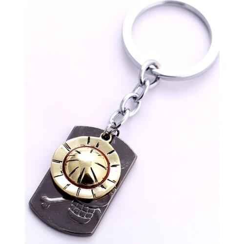 MS One Piece Key Chain Luffy Strawhat Key Rings For Gift Chaveiro Car Keychain Jewelry Anime Key Holder Souvenir