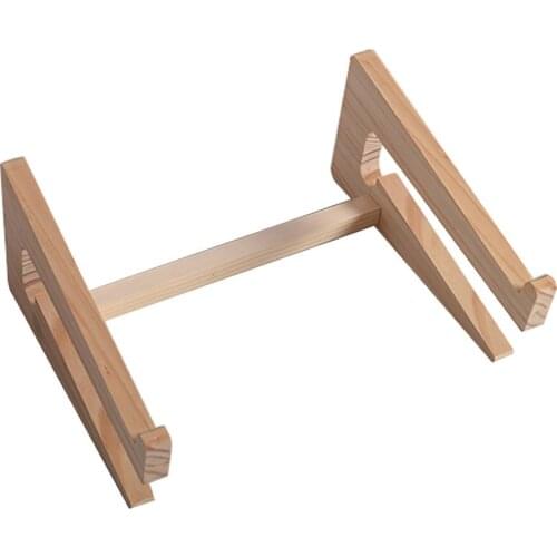 Wooden Disassembly And Assembly Notebook Computer Cooling Bracket Desktop Support Frame Desktop Ornaments