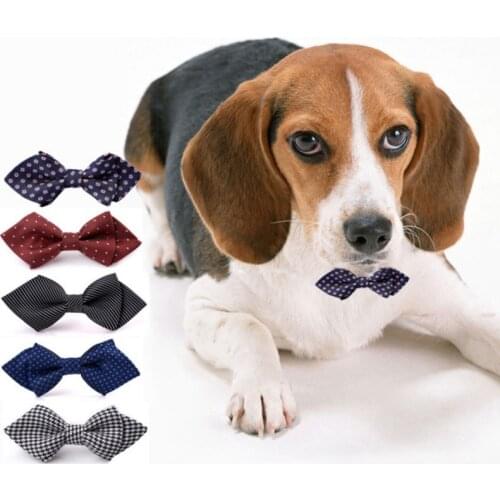 Pet Children Man Fashion Polyester Bow Tie Party Pet Durable Fashion Bow Knot Polyester Fiber Collar For Small Medium Large Dog