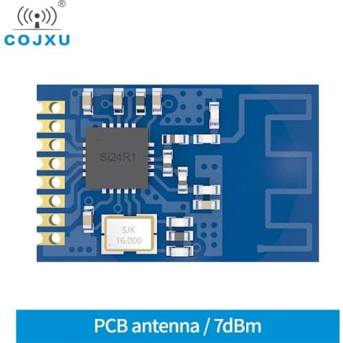 E01C-ML01S Si24R1 Wireless Module 2.4GHz 2Mbps 7dBm Long Distance 300m Crystal Oscillator PCB Antenna 2.4G SMD SPI RF Module