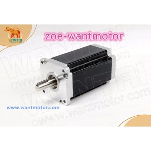 Good quality!Nema 42 Wantai Stepper Motor 110BYGH201-001B dual shaft 4200oz-in 8A 201mm CE ROHS ISO Metal Embroider Imaging