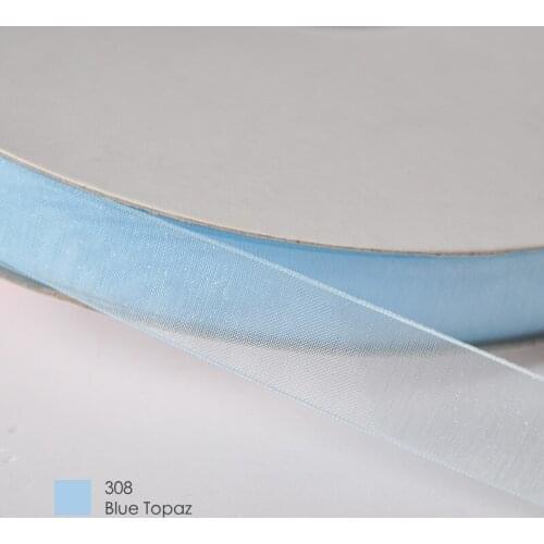 [IuBuFiGo ribbon] 1/2"(13mm) Organza Ribbon Sheer Tape 200yard/roll/lot