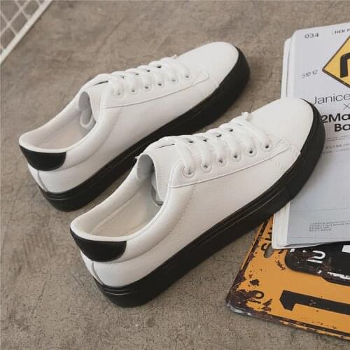 Fashion Women Shoes Casual New Spring High Platform PU Leather Platform Simple Women Casual Mixed Colors Shoes Sneakers HX-74