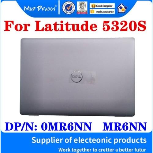 New Original 0MR6NN MR6NN For Dell Latitude 5320S Laptops LCD Back TOP Cover LCD Rear Screen Lid Silver Gray A Shell