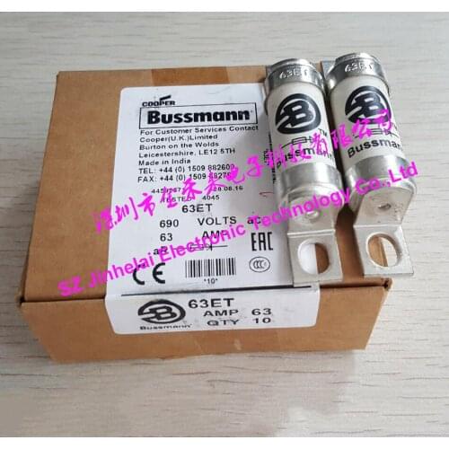 New and original 63ET Fuses 63A 690V