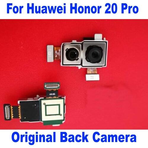 Original Tested Working Rear Back Camera For Huawei Honor 20 Pro Big Main Camera Module Phone flex cable Replacement