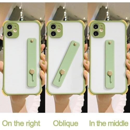 Excellent Anti-fall Strap Phone Case For Samsung galaxy S8 S9 S10 S20 S21 FE M01 M21 M30 Note 8 9 10 pro 20 ultra holder Cover