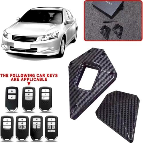 Pcmos New Key Case Cover Fob For Honda Accord 2018-2019 For Honda CR-V CRV 2017-2019 For Civic 2016-2019 Keychain Car Styling