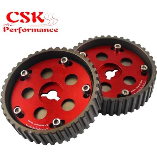 Adjustable Cam Gears & swift cam pulley For Suzuki Swift GTI G13B Red / Black / Blue