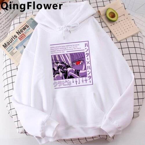 Hunter x Hunter Killua Hisoka hoodies men Ulzzang printed harajuku y2k aesthetic male hoody printed