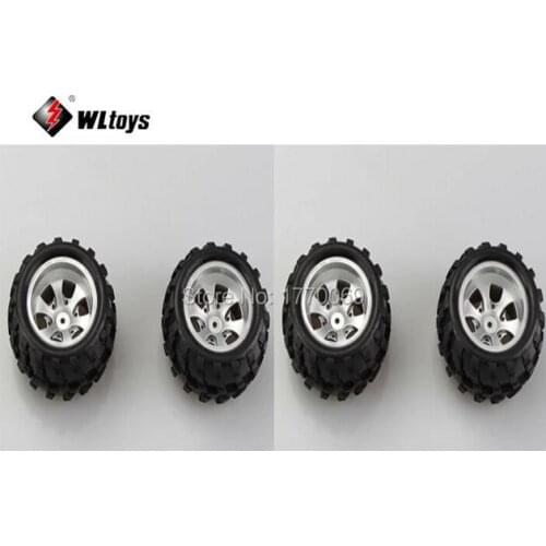 Wltoys A979 1/18 Rc Car spare parts 2pcs right tires and 2pcs left tire A979-01/02
