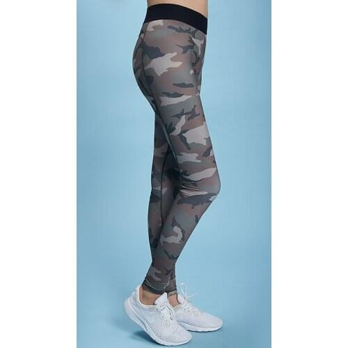 Yoga Pants Women Sport Leggings Fitness Hi-rise Waist Seamless Leggings Gym Jogging Workout Tights sweat female pant Camo Print