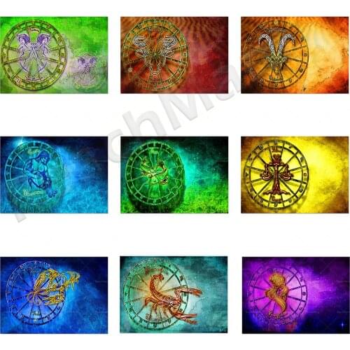 Zodiac Shrimp Crab Sheep Lion Astrology Art Print | Air Star Sign | Unique Gift Style Wall Decoration Poster Canvas