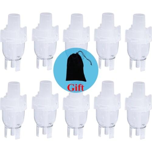 10pcs 6ML Asthma Inhaler Nebulizer Parts Atomized Cup Compressor Nebulizador Accessory Humidifier Atomizer Machine Adult Child