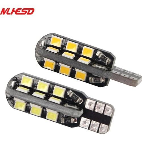 10pcs T10 led canbus White light T10 2835 24smd led smd Light 24led Side Wedge parking bulb canbus auto car styling