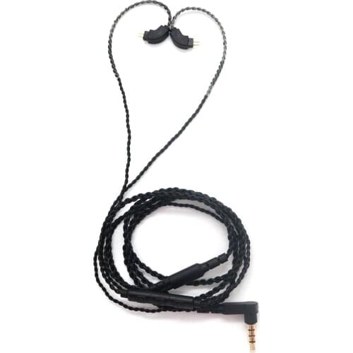 DIY 0.75mm 2 Pin Cable for TF10 TF15 5pro SF3 Earphone Oxygen-free Copper Replacement Headset Cords for Android IOS