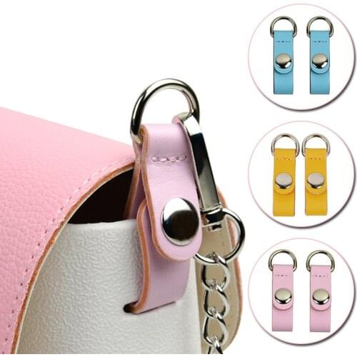2PCS/Lot DIY Handmade Wallet Purse Hasp Buttons Clasp for Handbag Card Pack Clutch Bag Buckle Accessories PU Leather