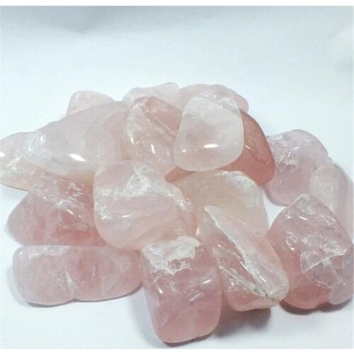 200g Natural Rose Quartz Tumbled Stone Packed natural crystal mineral reiki healing gem stone pink love self esteem