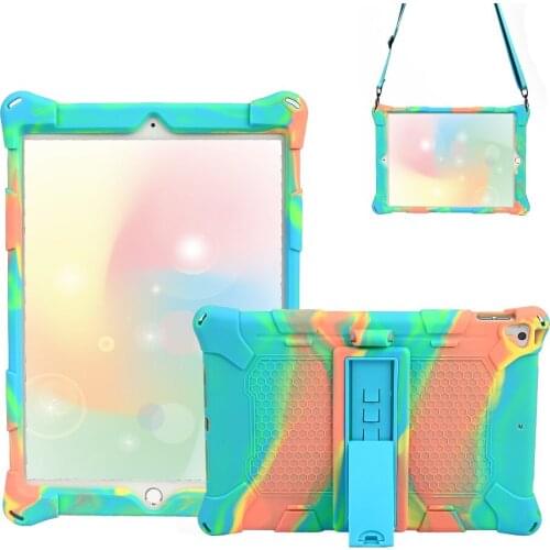 Kids Case For iPad 10.2 2020 8Th Gen Soft Silicon Child Lovely Stand Tablet Cover For iPad Mini 5 4 3 2 Air Pro 10.5