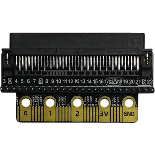 Elecrow BBC Micro: bit GPIO Expansion Board STEM Programming for Kids Electronic Gifts DIY Kit Not Including Micro bit Board