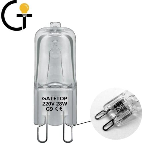 Hot Size Halogen Lamp G9 28W 220V Crystal Chandelier Home Decoration