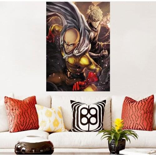 Canvas Pictures Home Decoration HD Prints Painting Anime One Punch Man Wall Art Nordic Creative Poster Modular For Children Room